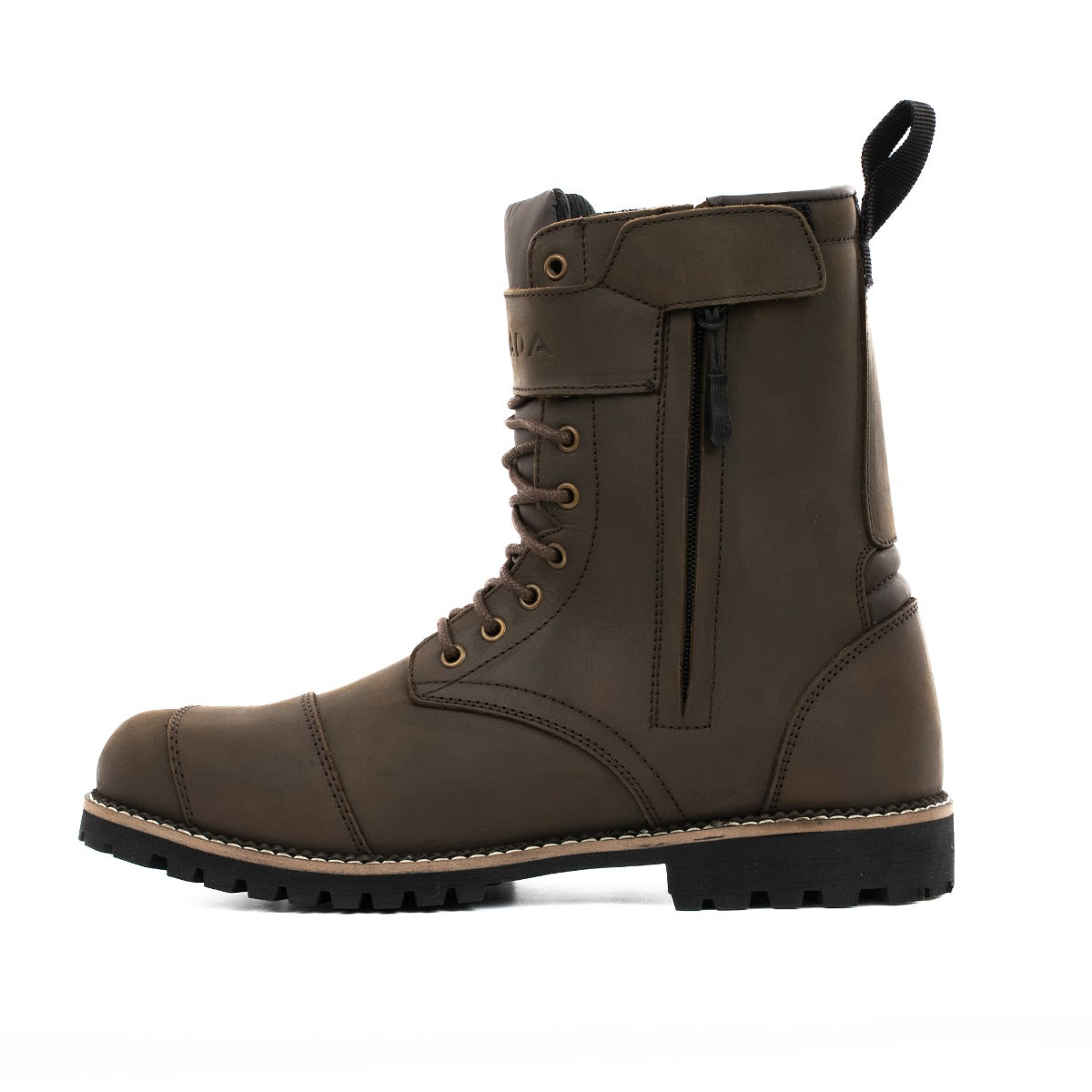 Spada Pilgrim Grande Rev.2 CE Waterproof Boots Brown FREE UK Delivery, FREE 365 Day Returns | Moto Central