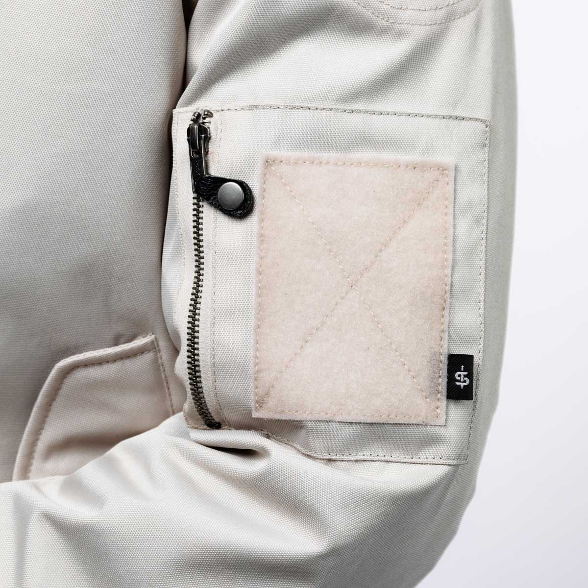 Spada Airforce MA1 Royale CE Waterproof Bomber Textile Jacket Ivory FREE UK Delivery, FREE 365 Day Returns | Moto Central