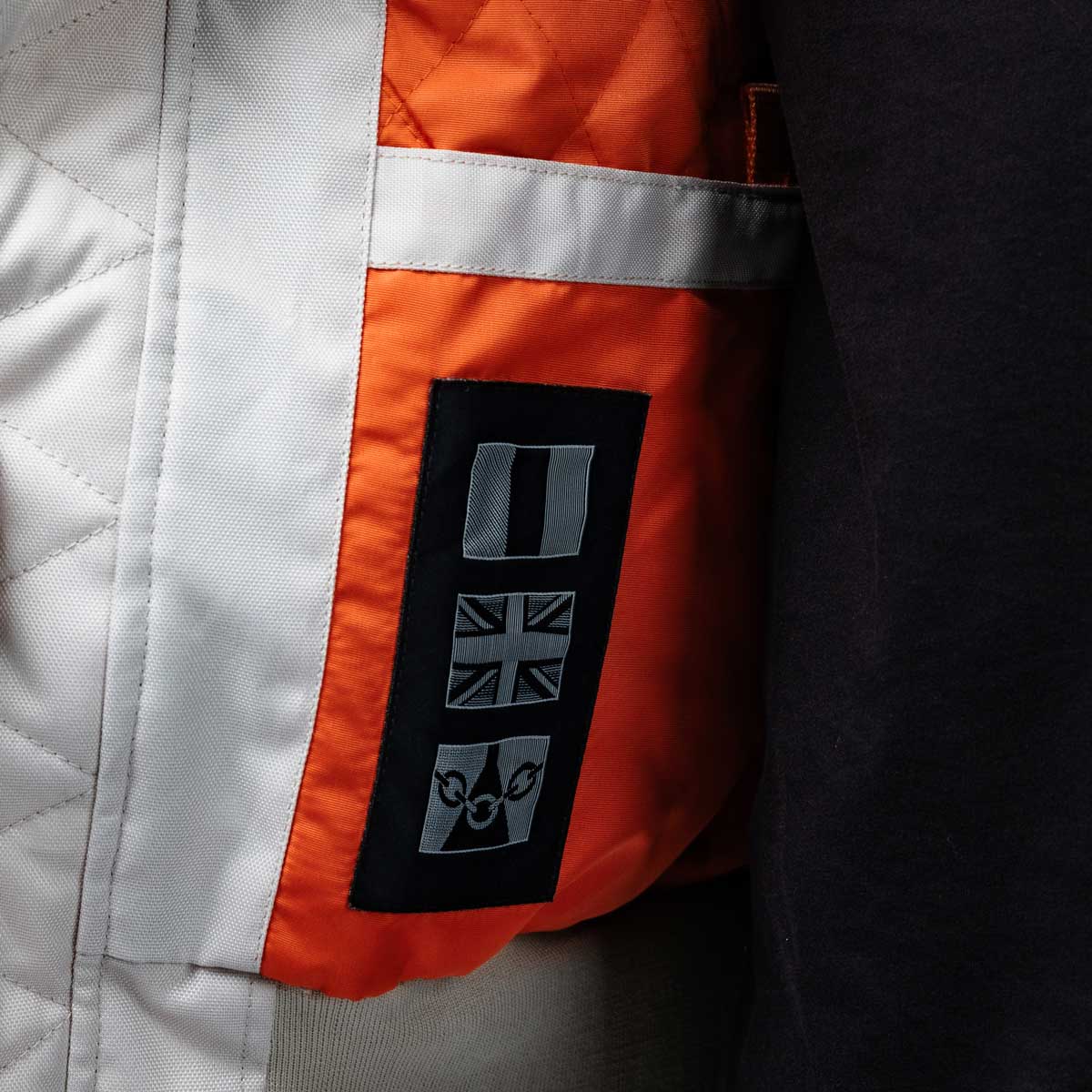 Spada Airforce MA1 Royale CE Waterproof Bomber Textile Jacket Ivory FREE UK Delivery, FREE 365 Day Returns | Moto Central