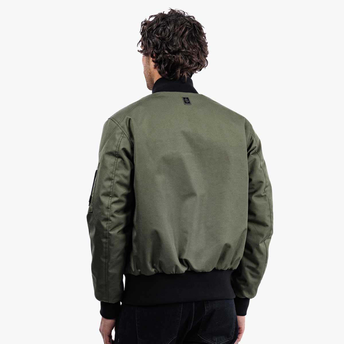 Spada Airforce MA1 CE Waterproof Bomber Textile Jacket Olive FREE UK Delivery, FREE 365 Day Returns | Moto Central
