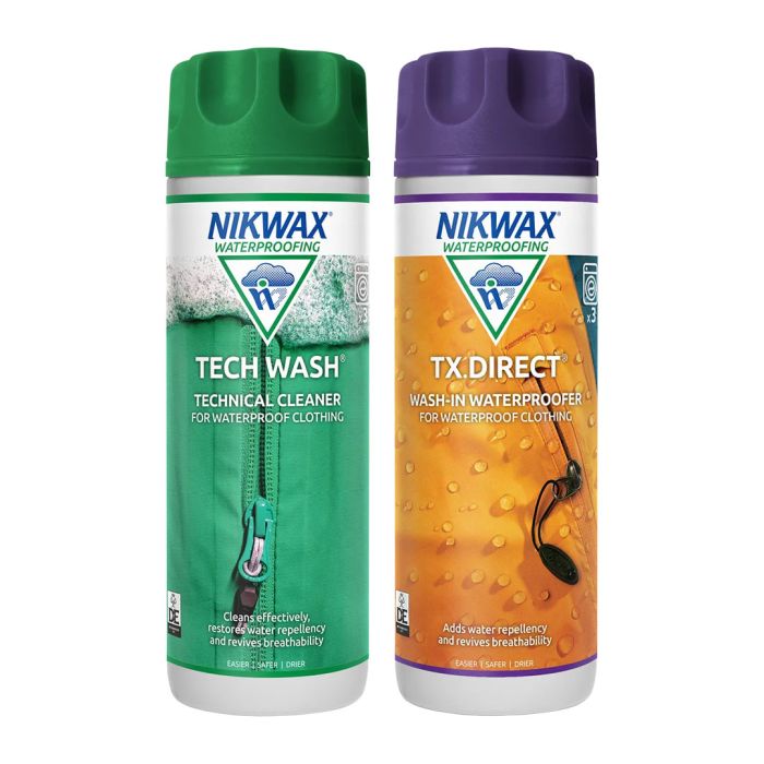 Nikwax TX. Direct Wash-In & Tech Wash Twin Pack - 300ml