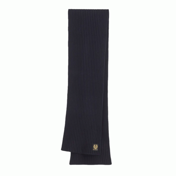 Belstaff Watch Scarf Dark Navy FREE UK Delivery, FREE 365 Day Returns | Moto Central