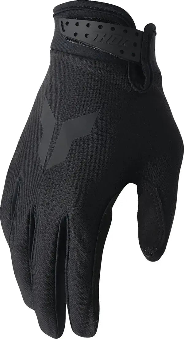 Thor Launchmode Textile Gloves Black - FREE UK Shipping, FREE 365 Day Returns | Moto Central
