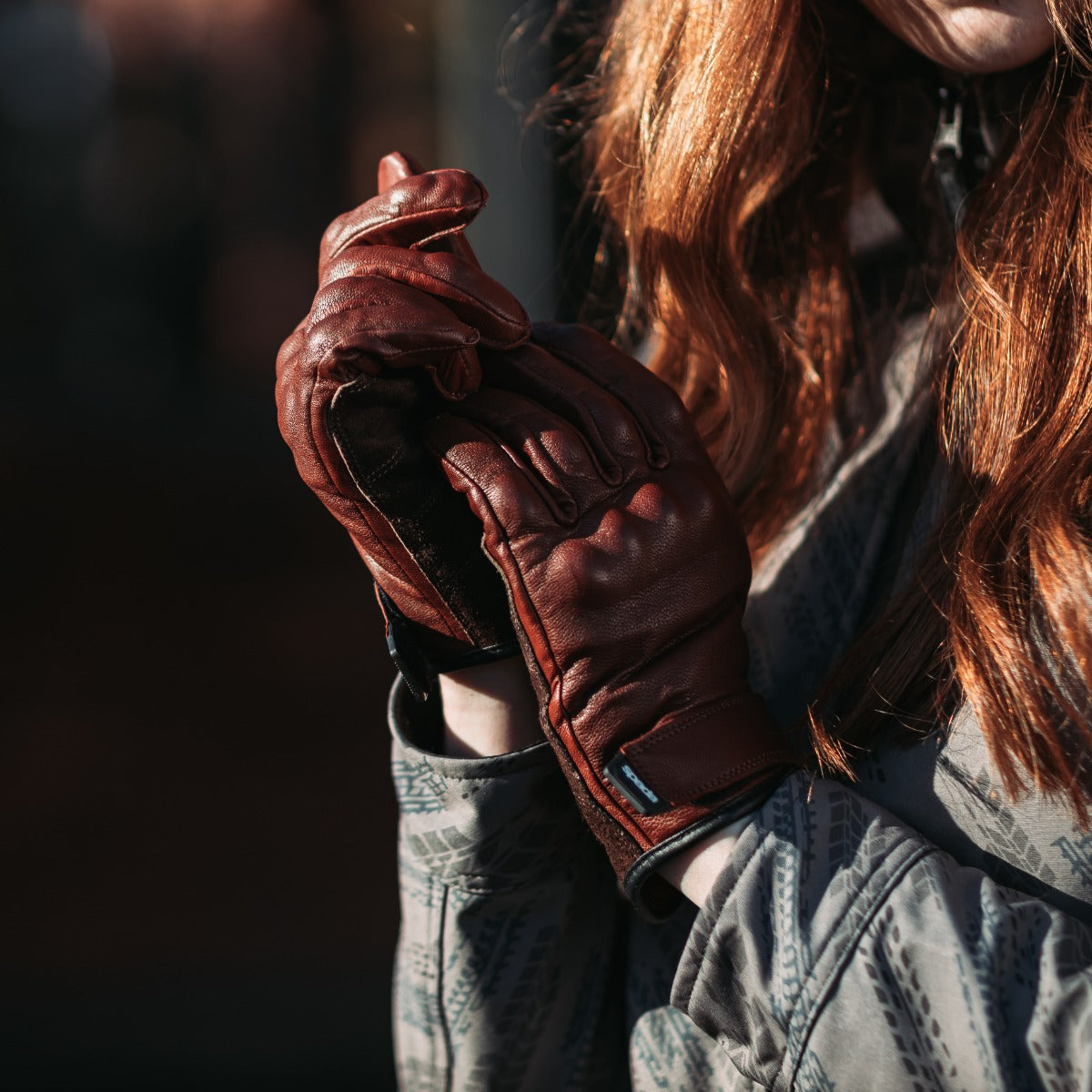 Spada Wyatt CE Ladies Leather Gloves Oxblood FREE UK Delivery, FREE 365 Day Returns | Moto Central