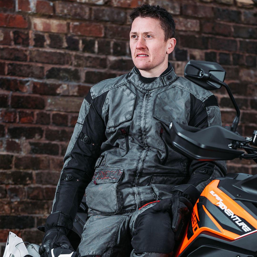 Spada Tucson V3 CE Textile Jacket Grey FREE UK Delivery, FREE 365 Day Returns | Moto Central