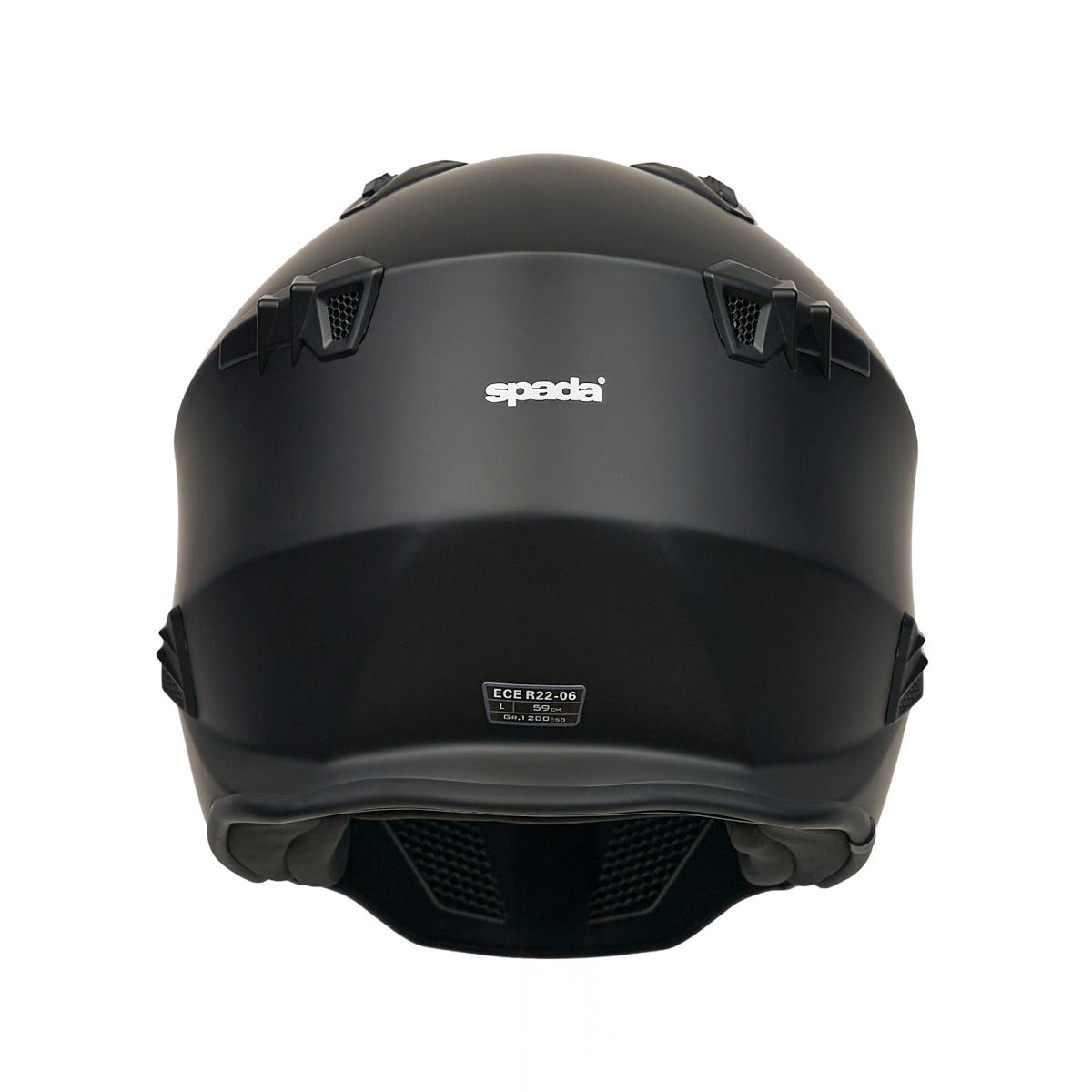 Spada Storm 06 Matt Black FREE UK Delivery, FREE 365 Day Returns | Moto Central
