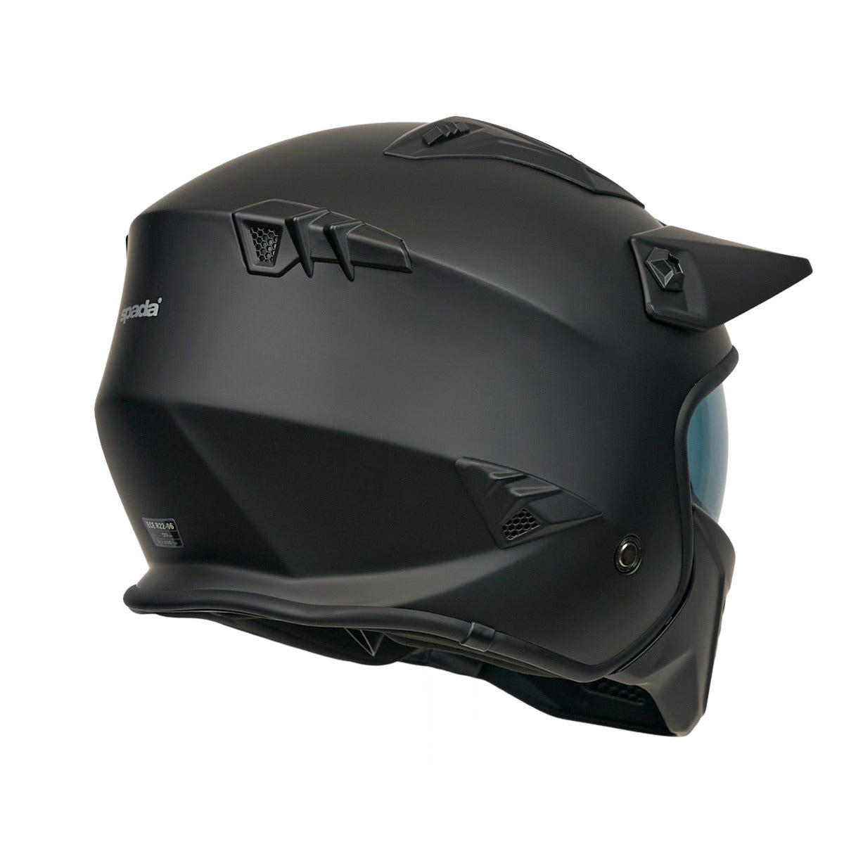 Spada Storm 06 Matt Black FREE UK Delivery, FREE 365 Day Returns | Moto Central