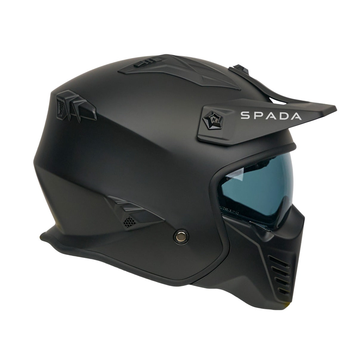 Spada Storm 06 Matt Black FREE UK Delivery, FREE 365 Day Returns | Moto Central