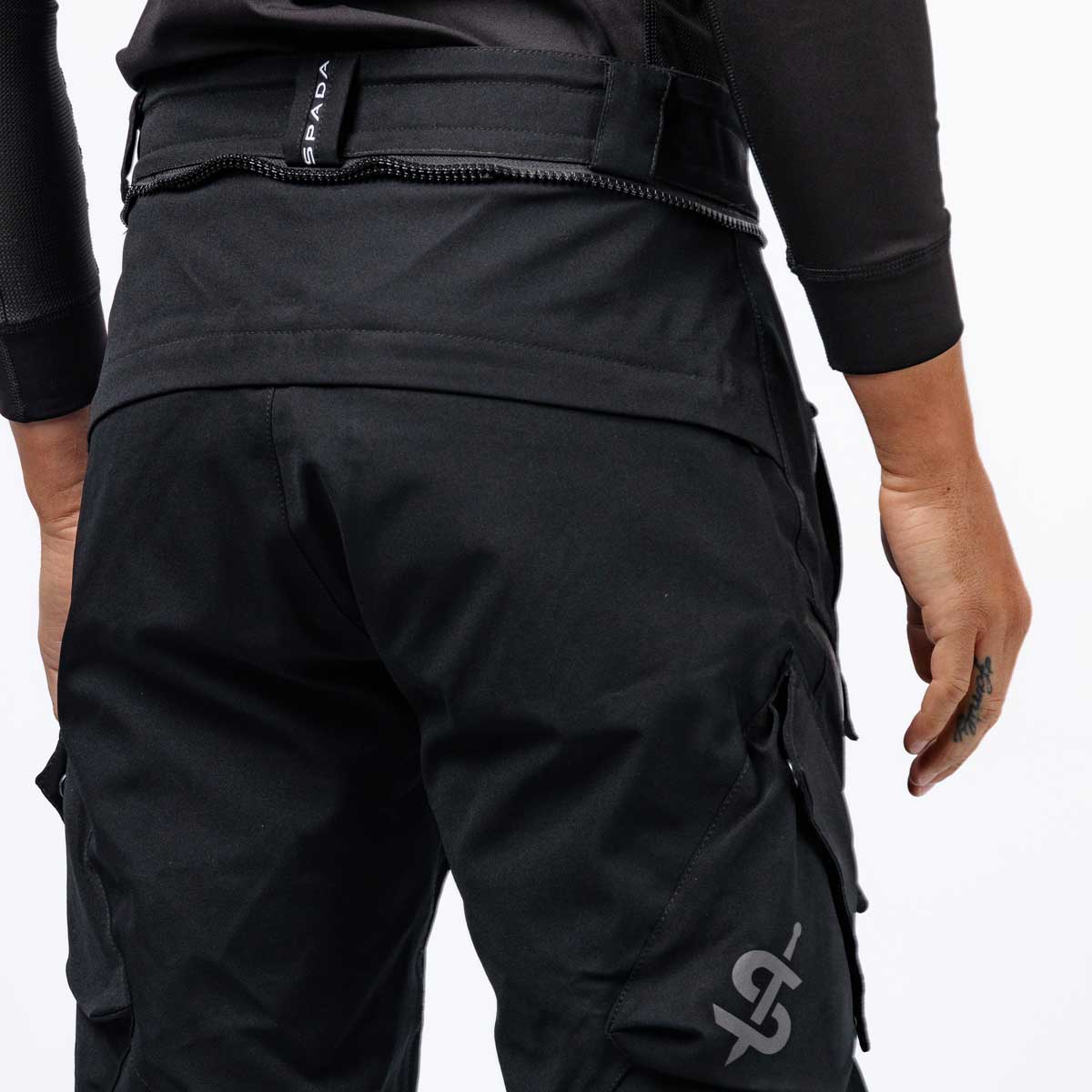 Spada Nodachi CE Waterproof Textile Trouser Black FREE UK Delivery, FREE 365 Day Returns | Moto Central