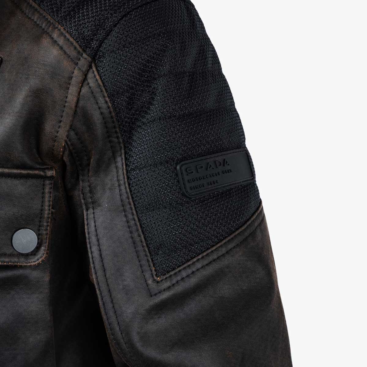 Spada Crossguard CE Waterproof Textile Jacket Walnut FREE UK Delivery, FREE 365 Day Returns | Moto Central