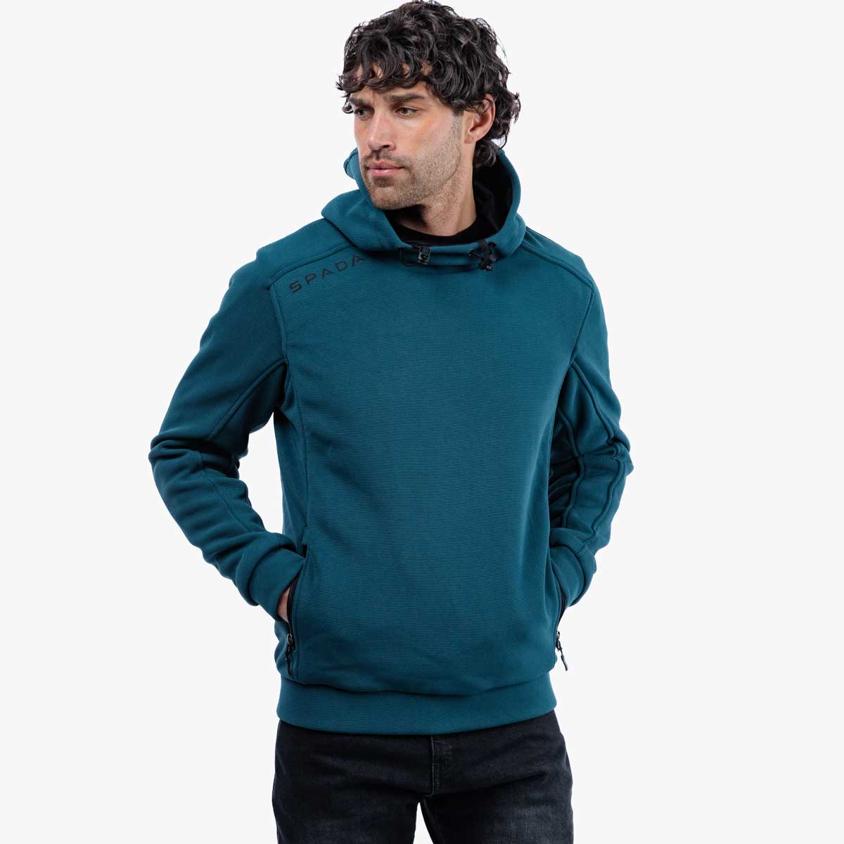 Spada Blade CE Hoodie Coral Blue FREE UK Delivery, FREE 365 Day Returns | Moto Central