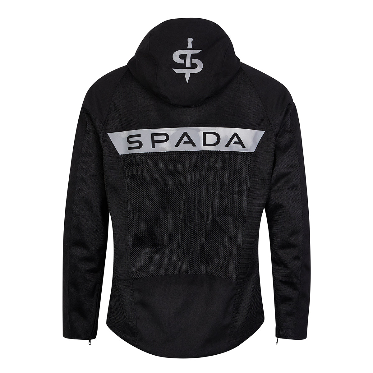 Spada Hooded Air CE Textile Jacket Black FREE UK Delivery, FREE 365 Day Returns | Moto Central