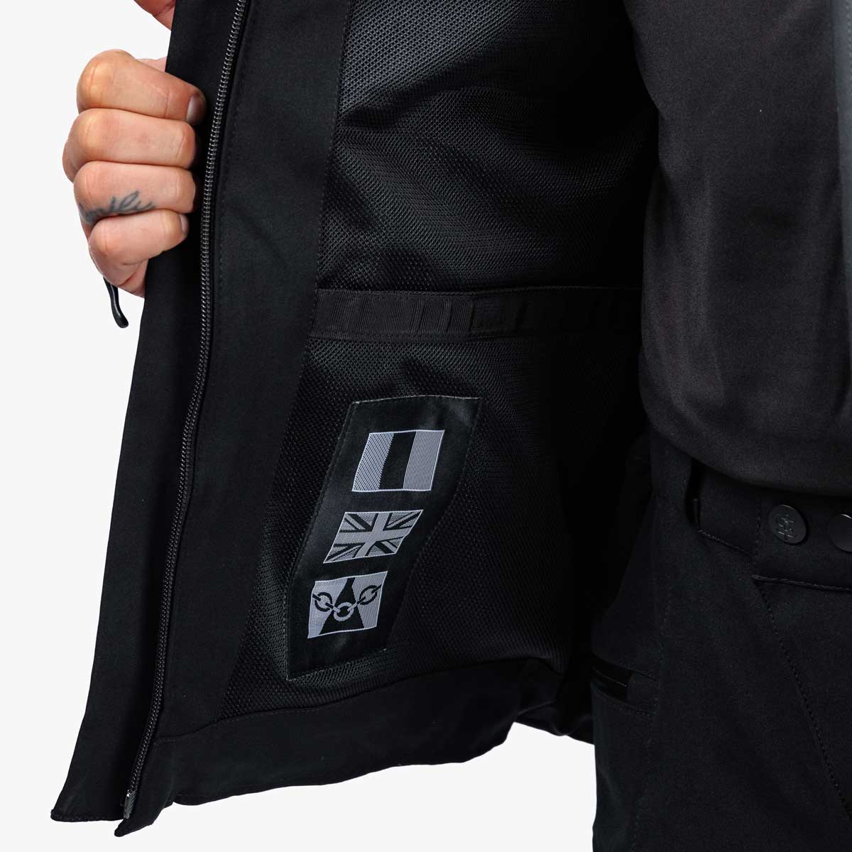 Spada Muramasa CE Waterproof Textile Jacket Black FREE UK Delivery, FREE 365 Day Returns | Moto Central
