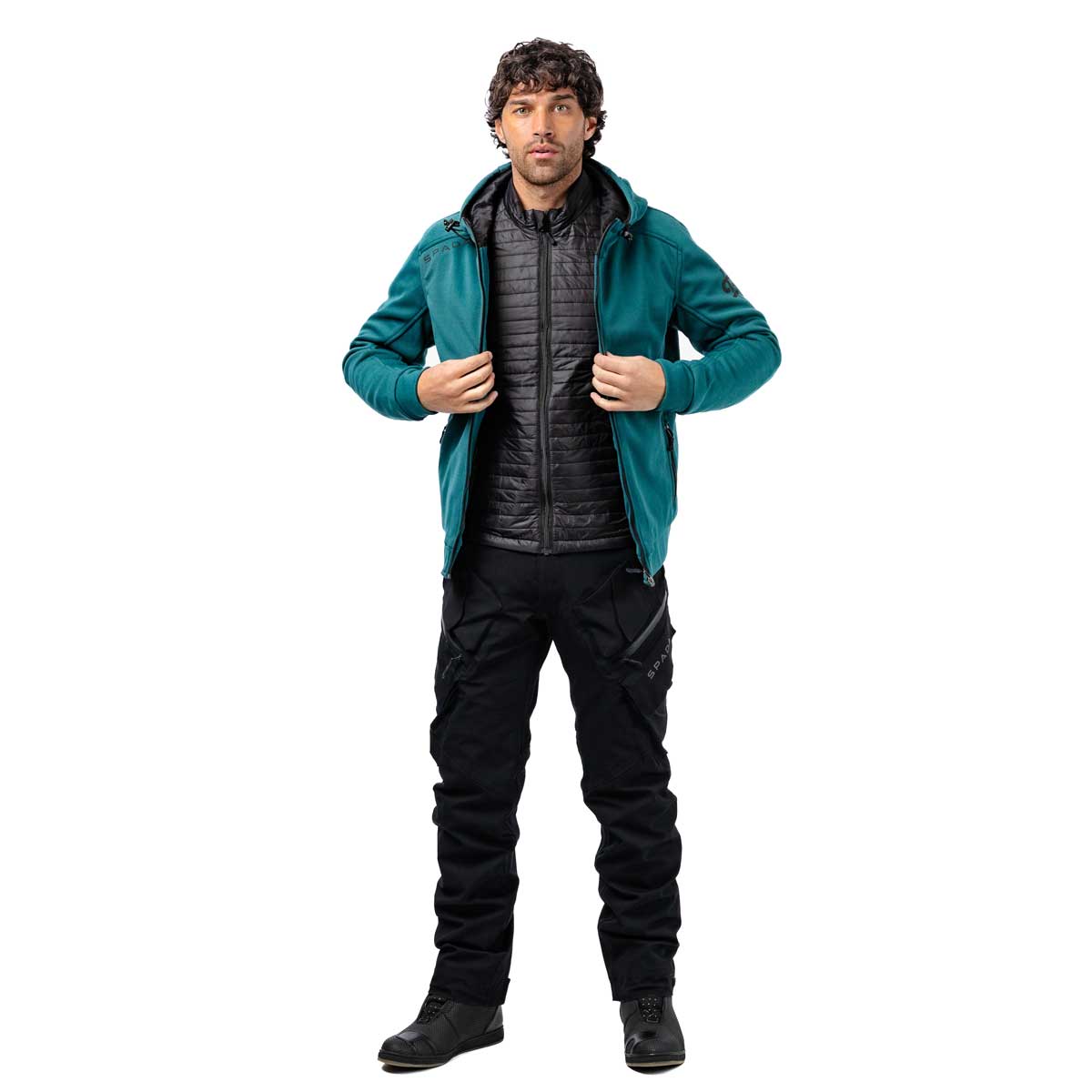 Spada Gambeson Thermal Base Layer Jacket Silver / Grey FREE UK Delivery, FREE 365 Day Returns | Moto Central