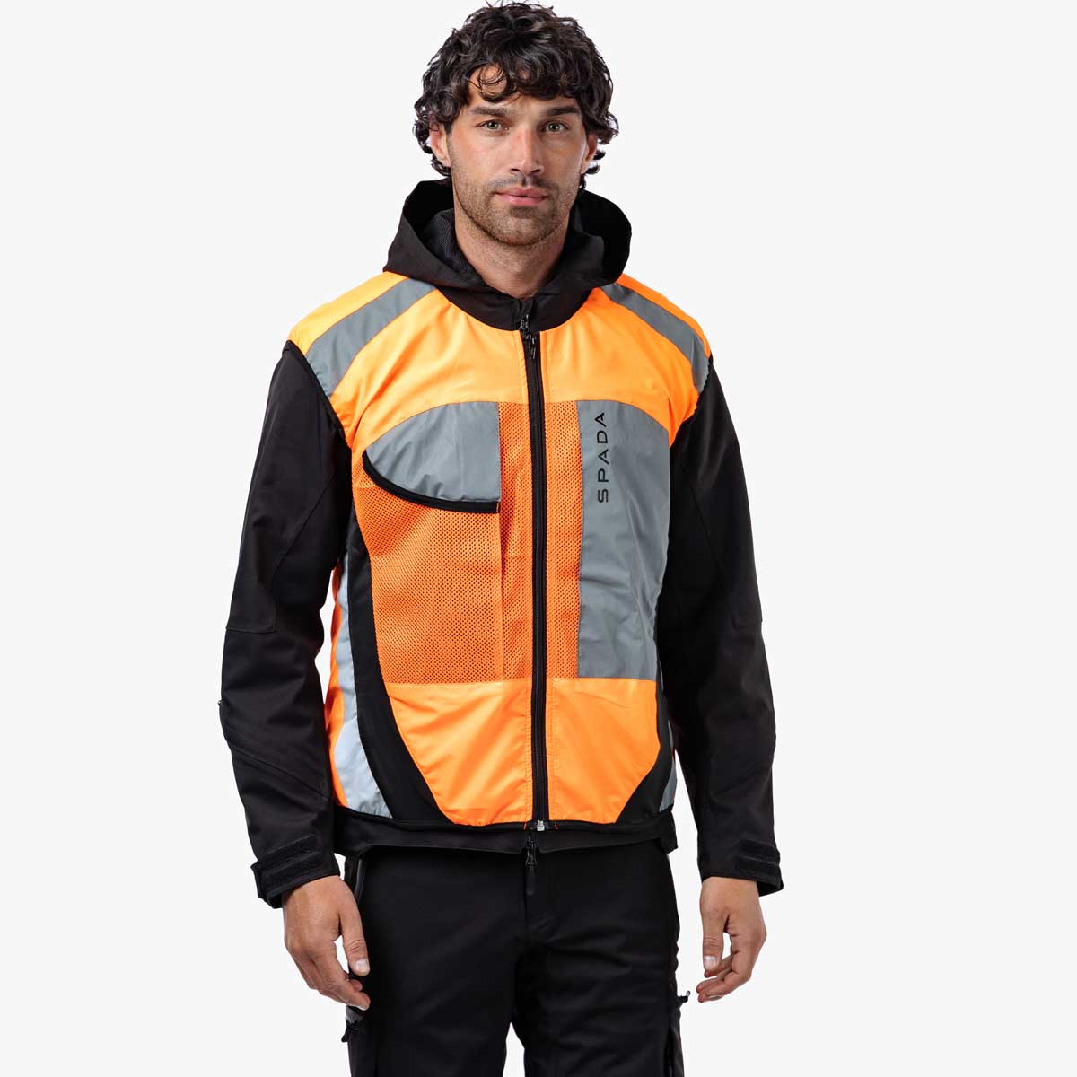 Spada Spark Hi-Vis Vest Orange FREE UK Delivery, FREE 365 Day Returns | Moto Central