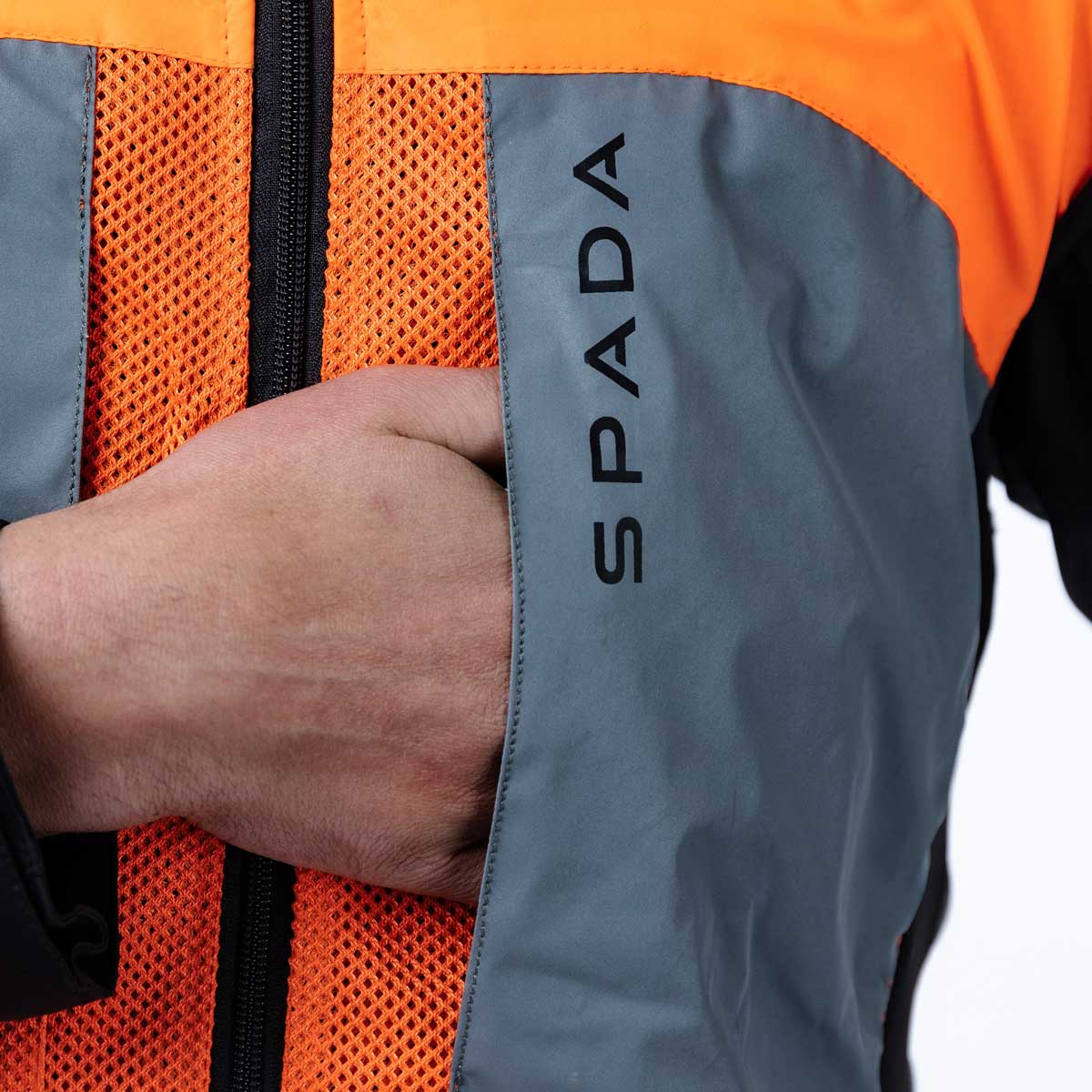 Spada Spark Hi-Vis Vest Orange FREE UK Delivery, FREE 365 Day Returns | Moto Central
