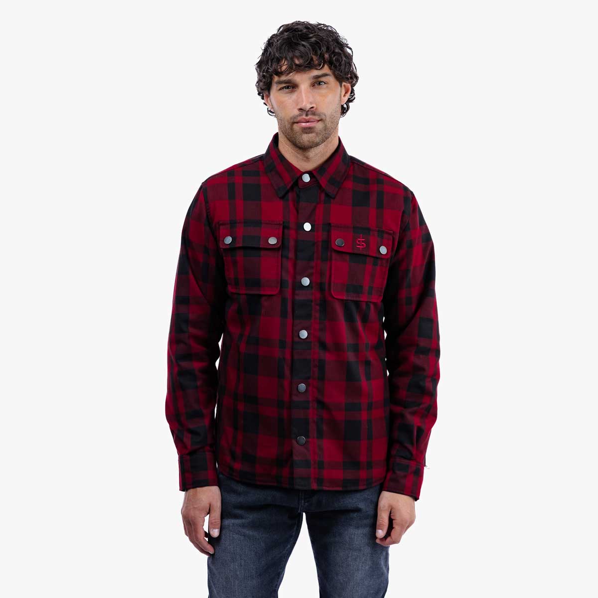 Spada Ember CE Shirt Black / Red FREE UK Delivery, FREE 365 Day Returns | Moto Central