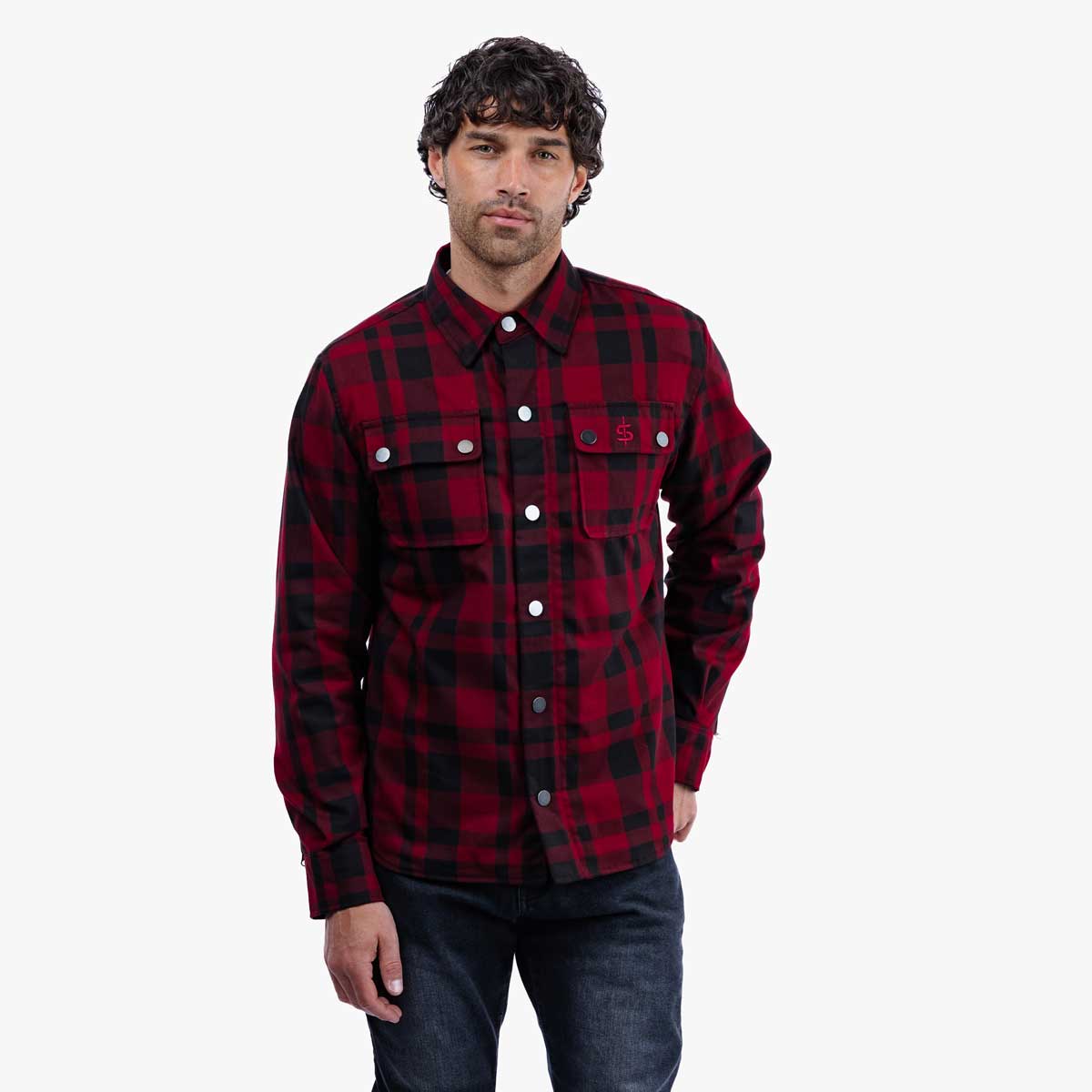 Spada Ember CE Shirt Black / Red FREE UK Delivery, FREE 365 Day Returns | Moto Central