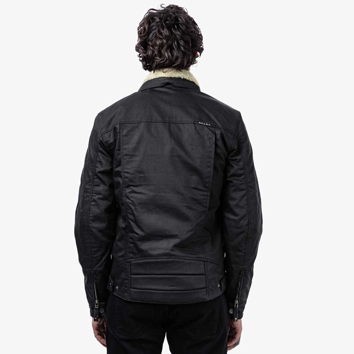 Spada Temper Trucker CE Textile Jacket Black / Tan FREE UK Delivery, FREE 365 Day Returns | Moto Central