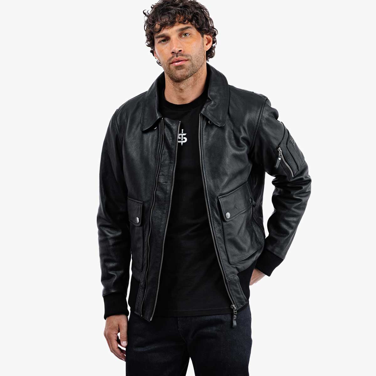 Spada Turbine CE Leather Jacket Black FREE UK Delivery, FREE 365 Day Returns | Moto Central