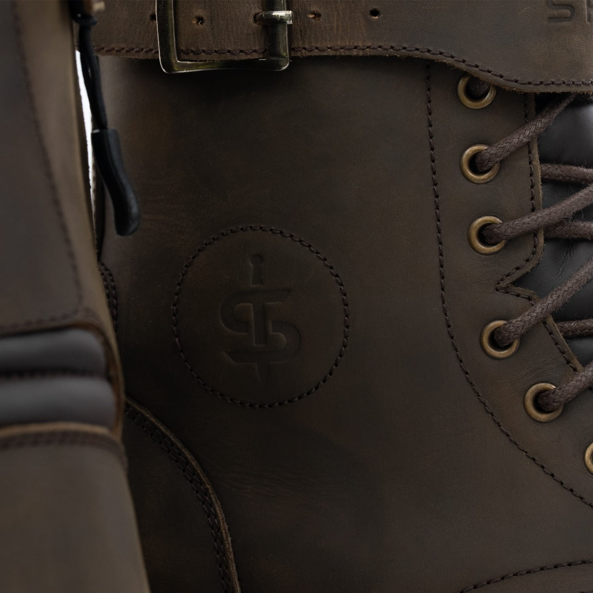 Spada Piston CE Ladies Boots Brown FREE UK Delivery, FREE 365 Day Returns | Moto Central