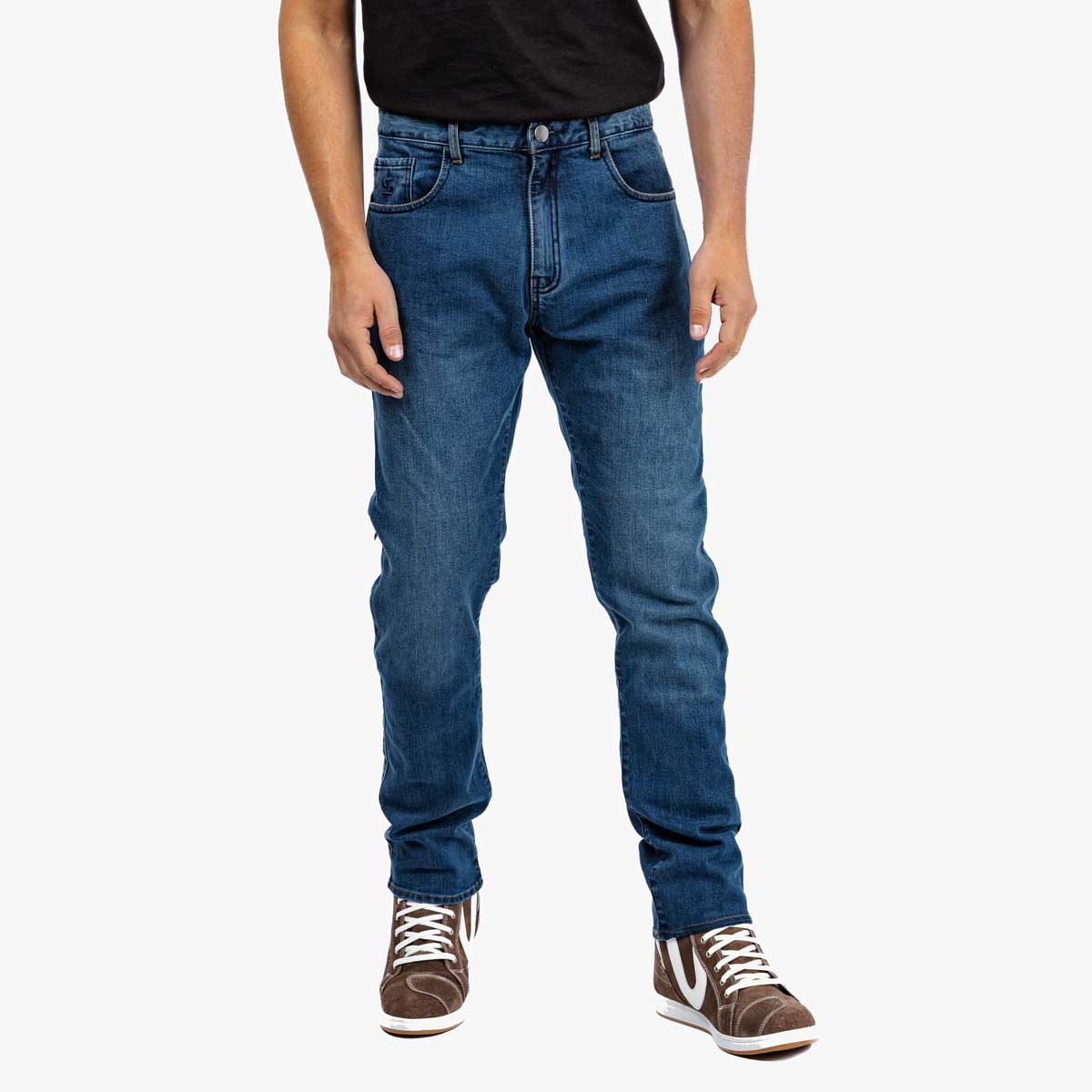 Spada Drifter CE Denim Jeans Washed Blue FREE UK Delivery, FREE 365 Day Returns | Moto Central