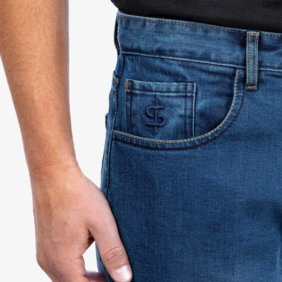 Spada Drifter CE Denim Jeans Washed Blue FREE UK Delivery, FREE 365 Day Returns | Moto Central