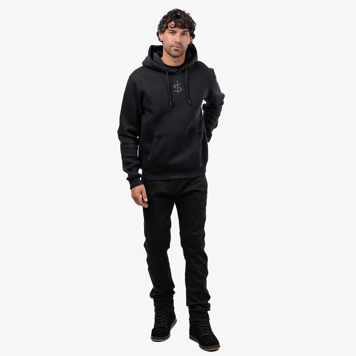 Spada Stock Hoodie Black FREE UK Delivery, FREE 365 Day Returns | Moto Central