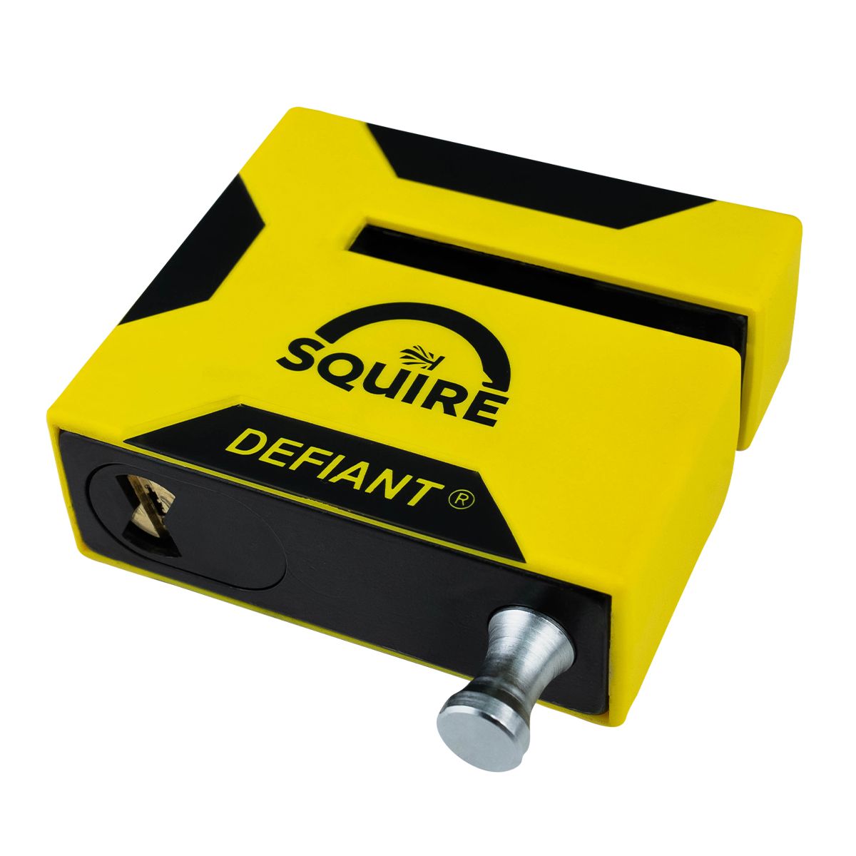 Squire Defiant Disc Lock Keyed Alike Black