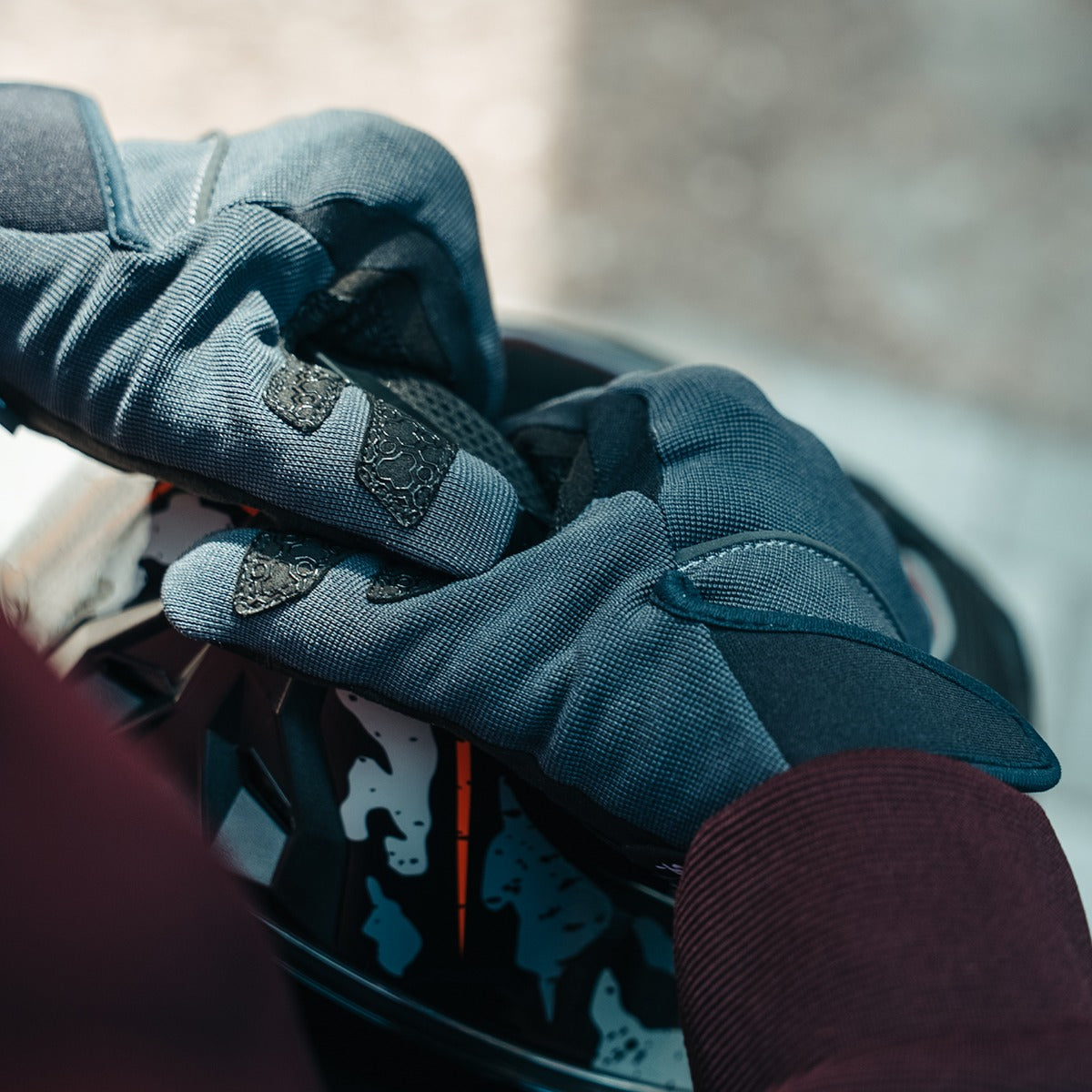 Spada Blade CE Textile Gloves Turbulence Grey FREE UK Delivery, FREE 365 Day Returns | Moto Central