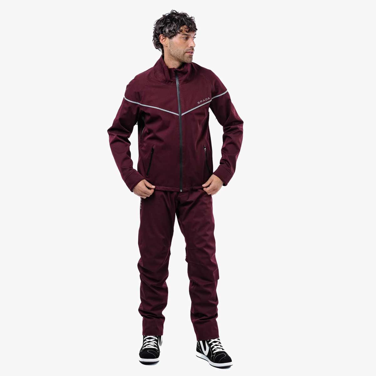 Spada Dash CE Textile Jacket Port Red FREE UK Delivery, FREE 365 Day Returns | Moto Central