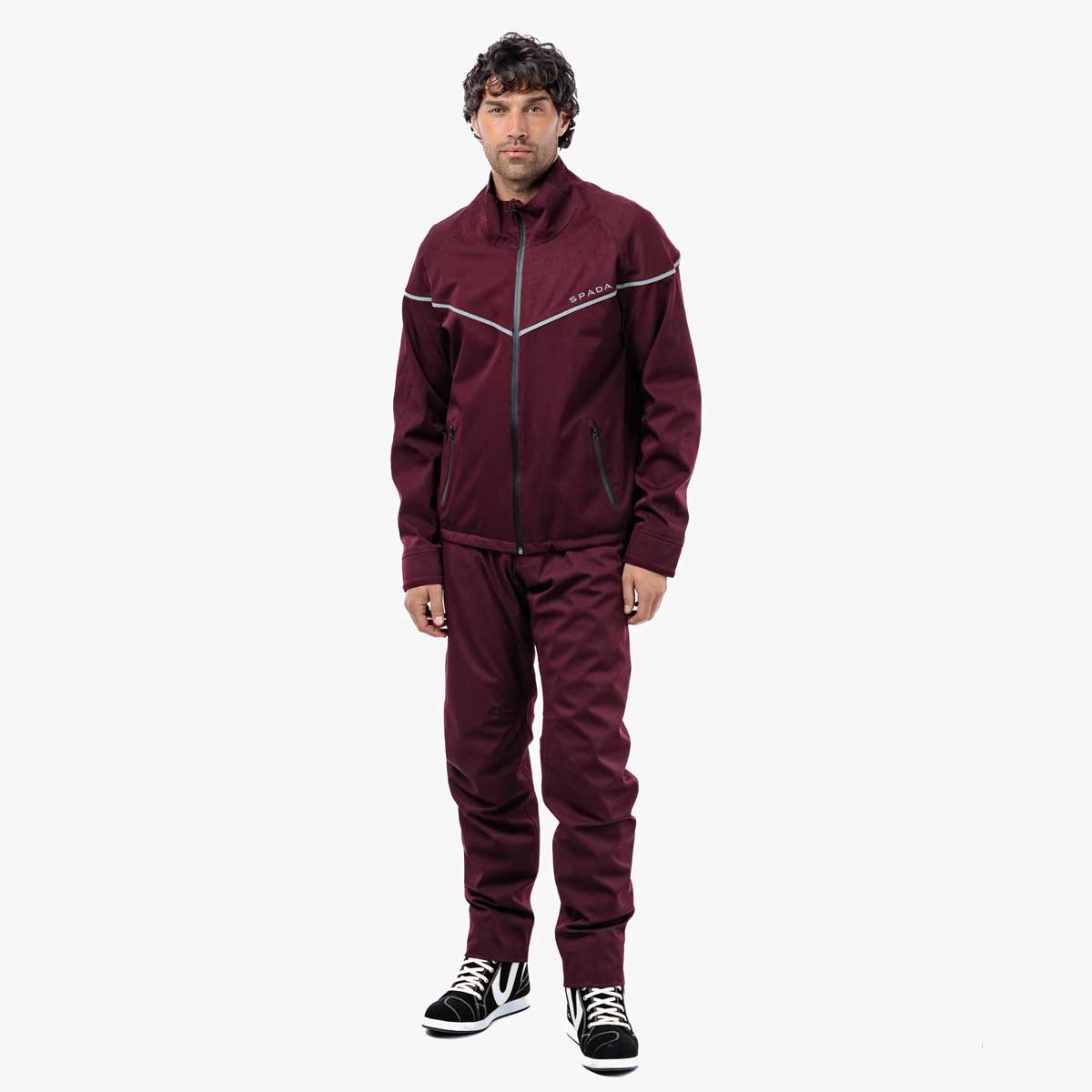 Spada Dash CE Textile Jacket Port Red FREE UK Delivery, FREE 365 Day Returns | Moto Central