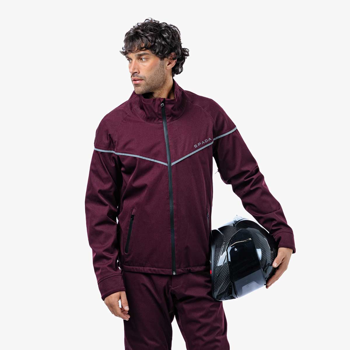 Spada Dash CE Textile Jacket Port Red FREE UK Delivery, FREE 365 Day Returns | Moto Central