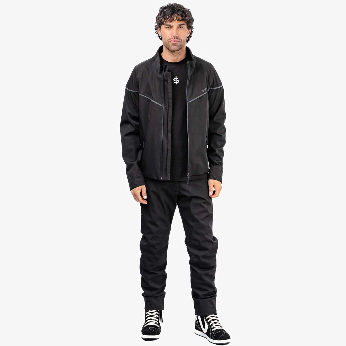 Spada Dash CE Textile Jacket Black FREE UK Delivery, FREE 365 Day Returns | Moto Central