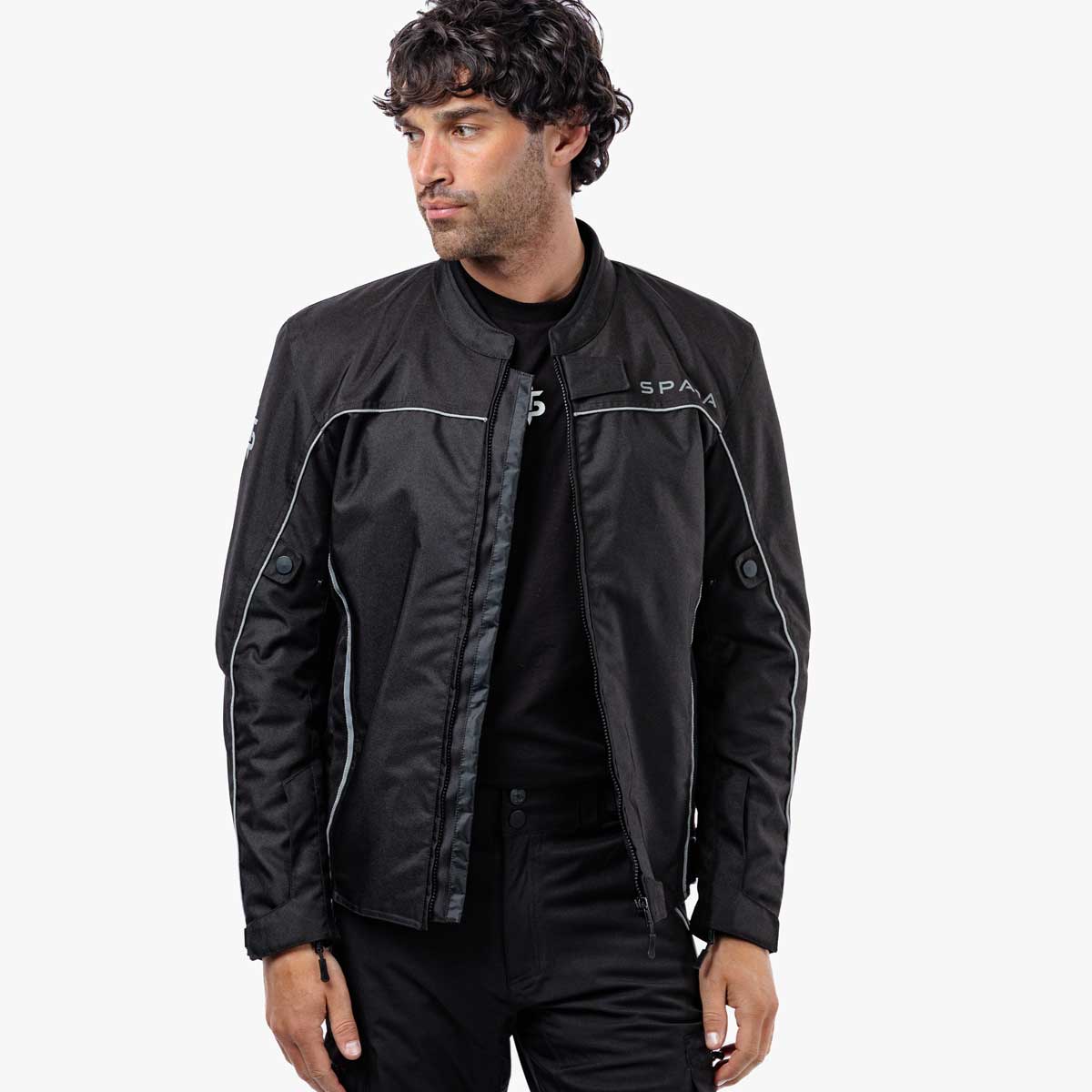 Spada Pace Rev.2 CE Waterproof Textile Jacket Black FREE UK Delivery, FREE 365 Day Returns | Moto Central