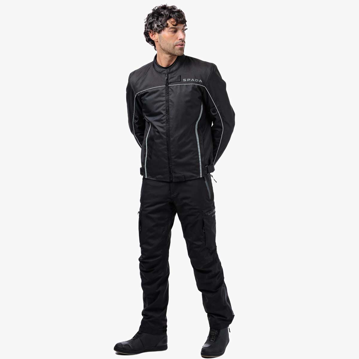 Spada Pace Rev.2 CE Waterproof Textile Jacket Black FREE UK Delivery, FREE 365 Day Returns | Moto Central