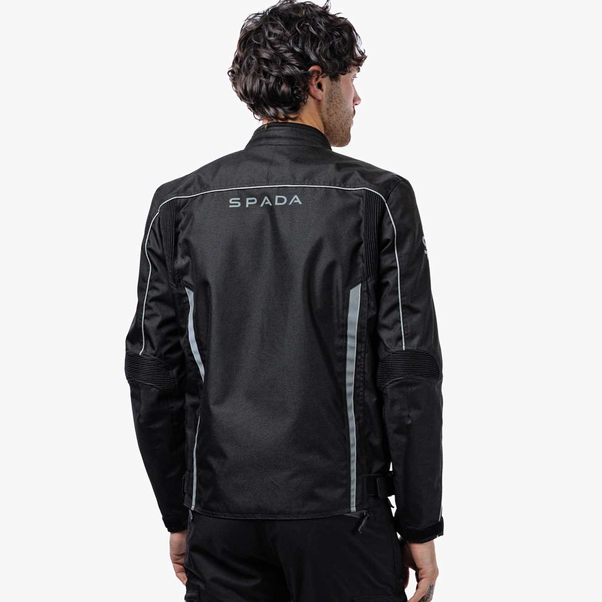Spada Pace Rev.2 CE Waterproof Textile Jacket Black FREE UK Delivery, FREE 365 Day Returns | Moto Central