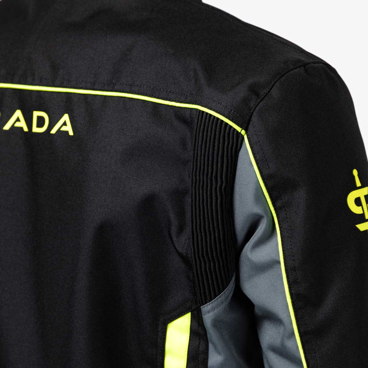 Spada Pace Rev.2 CE Waterproof Textile Jacket Black / Grey / Fluo FREE UK Delivery, FREE 365 Day Returns | Moto Central