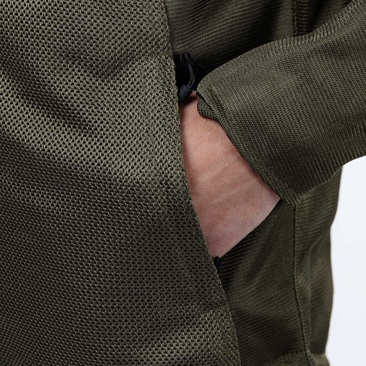 Spada Hooded Air CE Textile Jacket Olive Green FREE UK Delivery, FREE 365 Day Returns | Moto Central