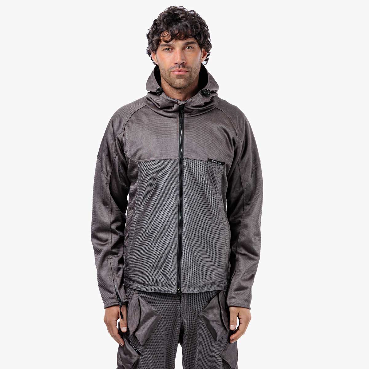 Spada Hooded Air CE Textile Jacket Ultimate Grey FREE UK Delivery, FREE 365 Day Returns | Moto Central