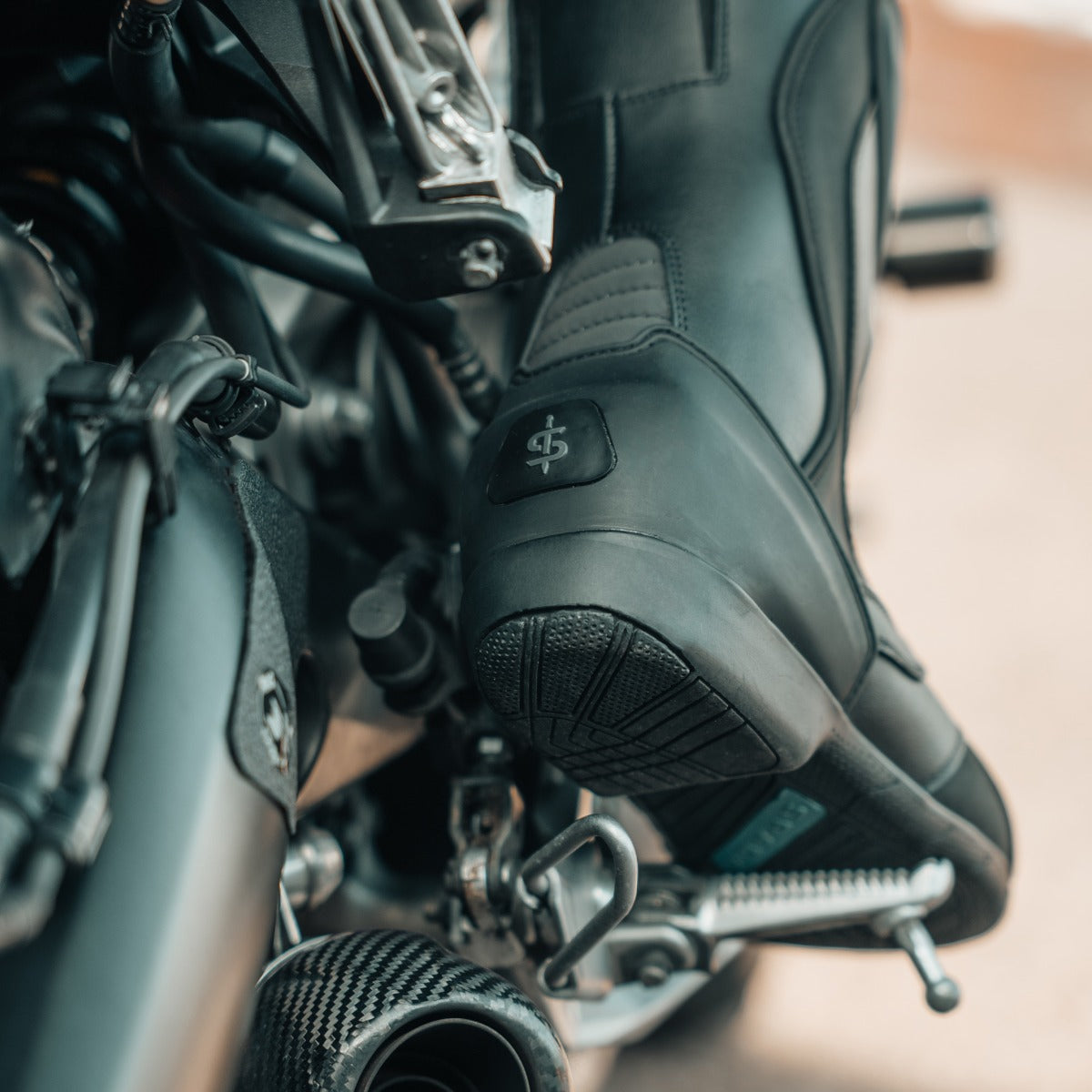 Spada Cyclone CE Waterproof Boots Black FREE UK Delivery, FREE 365 Day Returns | Moto Central