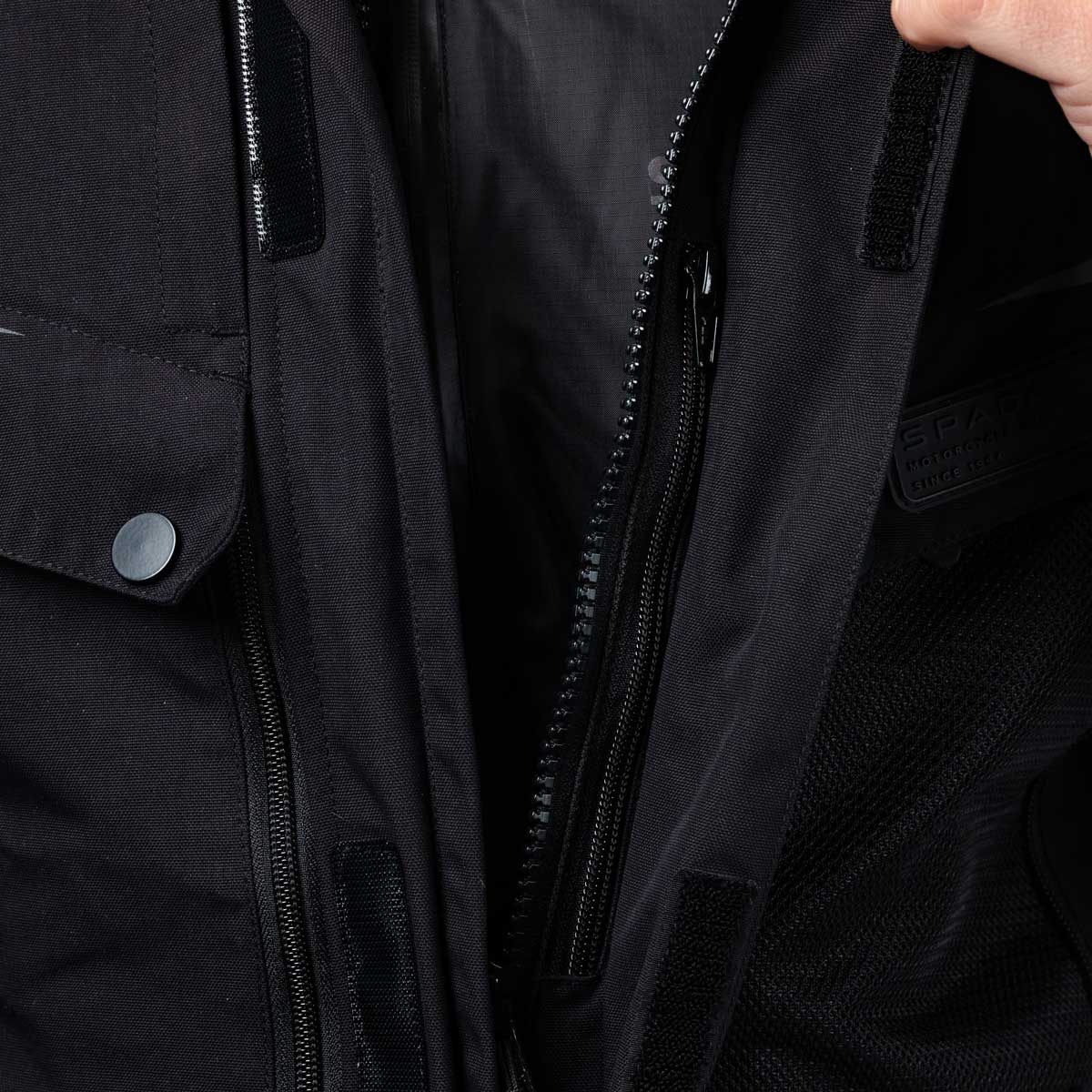 Spada Vanguard CE Waterproof Textile Jacket Stealth Black FREE UK Delivery, FREE 365 Day Returns | Moto Central