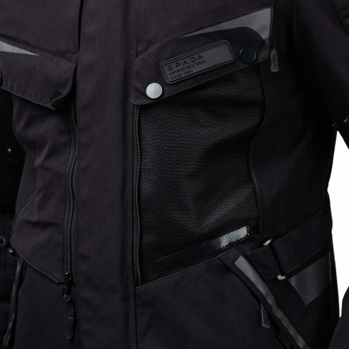 Spada Vanguard CE Waterproof Textile Jacket Stealth Black FREE UK Delivery, FREE 365 Day Returns | Moto Central