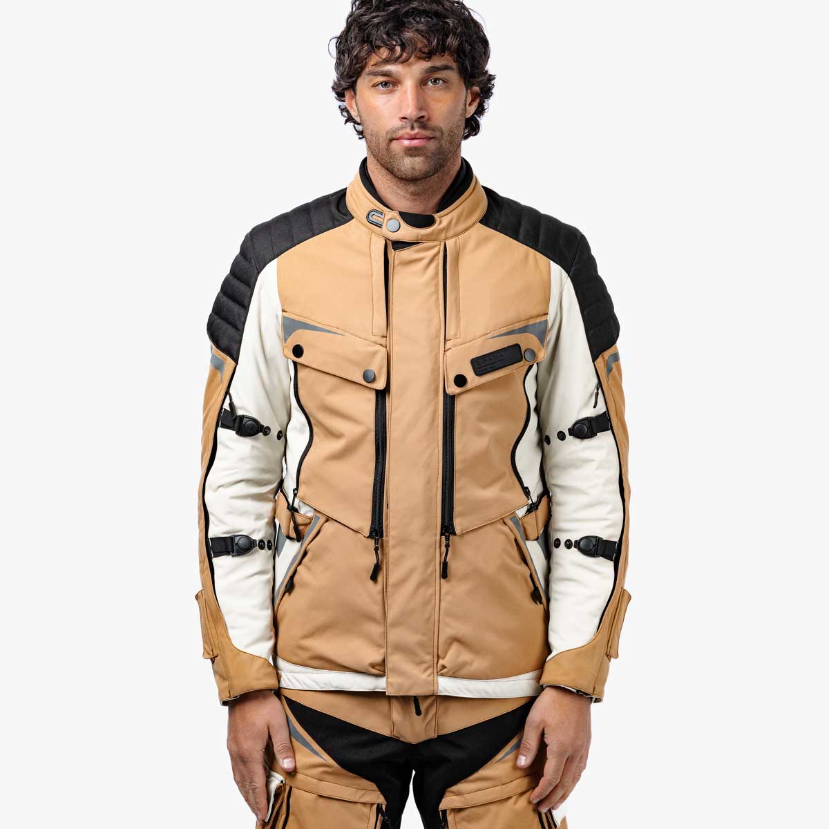 Spada Vanguard CE Waterproof Textile Jacket Desert Sand FREE UK Delivery, FREE 365 Day Returns | Moto Central