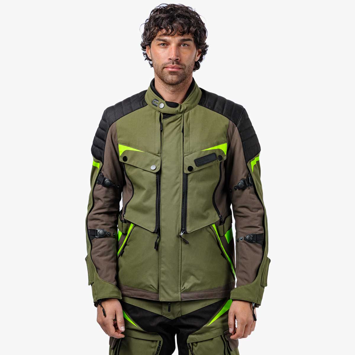 Spada Vanguard CE Waterproof Textile Jacket Forest Green FREE UK Delivery, FREE 365 Day Returns | Moto Central