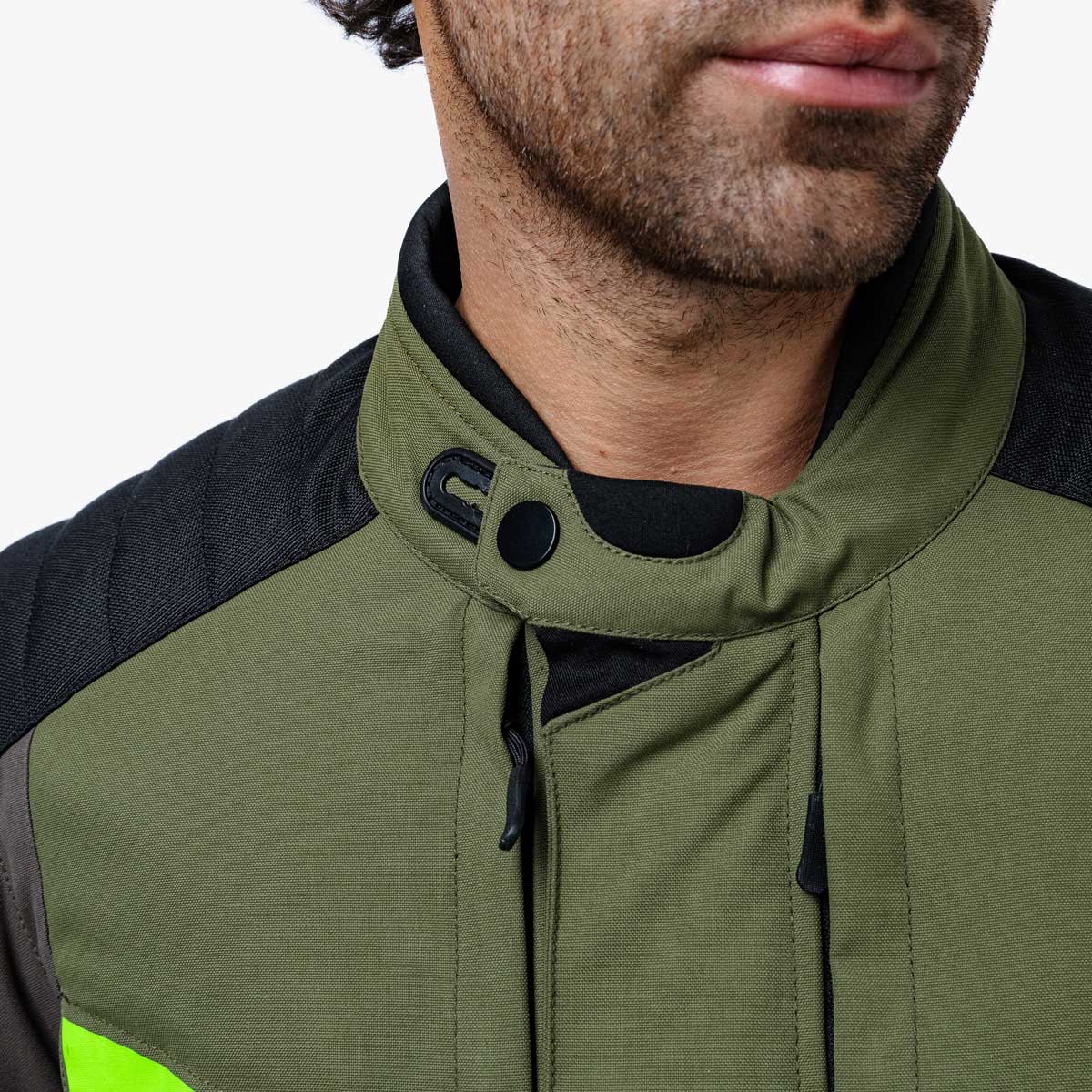Spada Vanguard CE Waterproof Textile Jacket Forest Green FREE UK Delivery, FREE 365 Day Returns | Moto Central