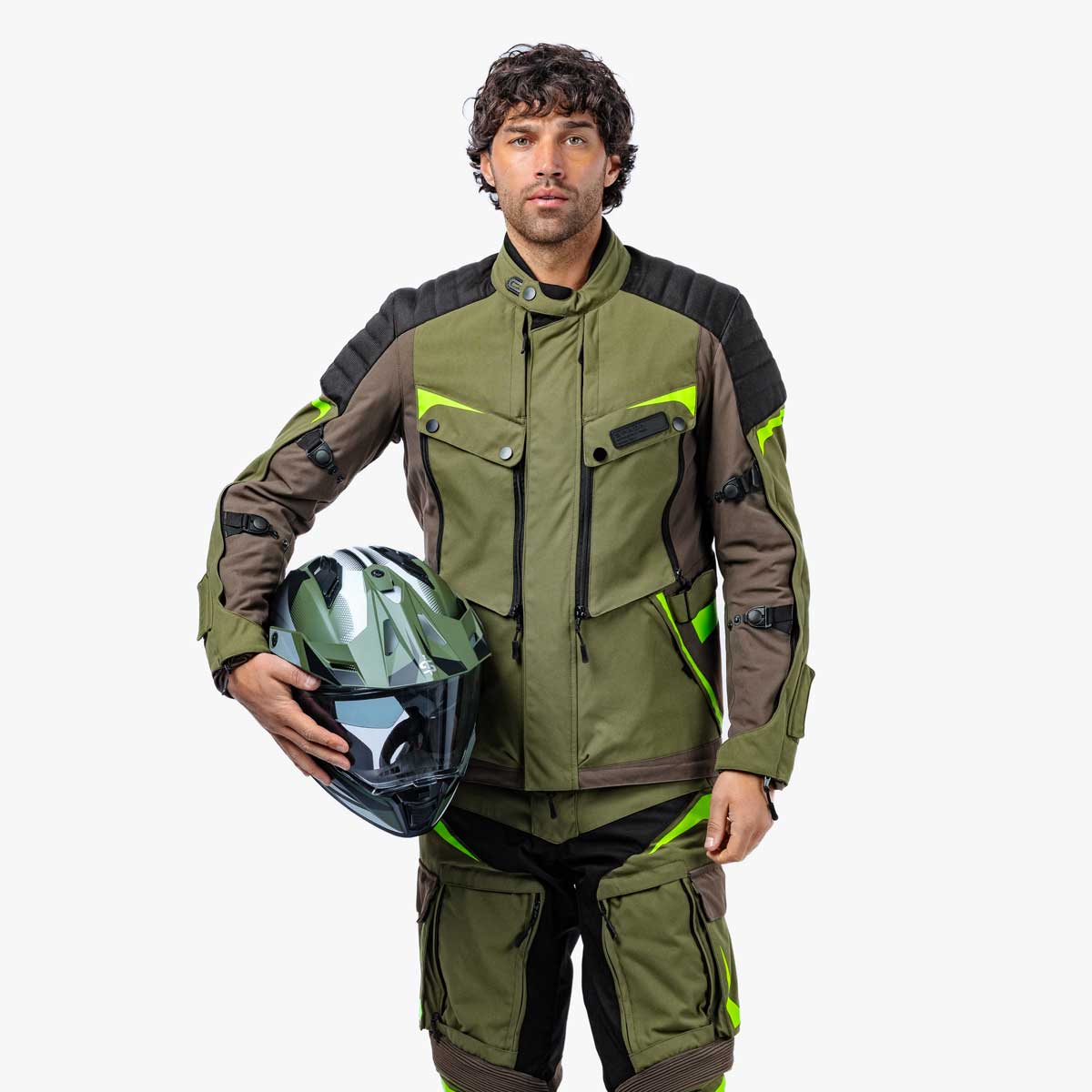 Spada Vanguard CE Waterproof Textile Jacket Forest Green FREE UK Delivery, FREE 365 Day Returns | Moto Central