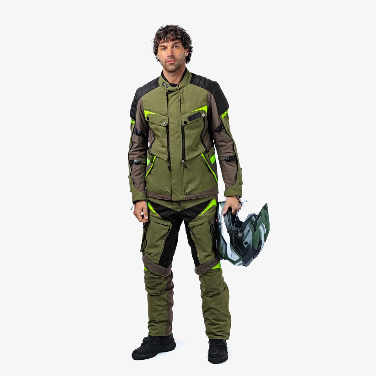Spada Vanguard CE Waterproof Textile Jacket Forest Green FREE UK Delivery, FREE 365 Day Returns | Moto Central