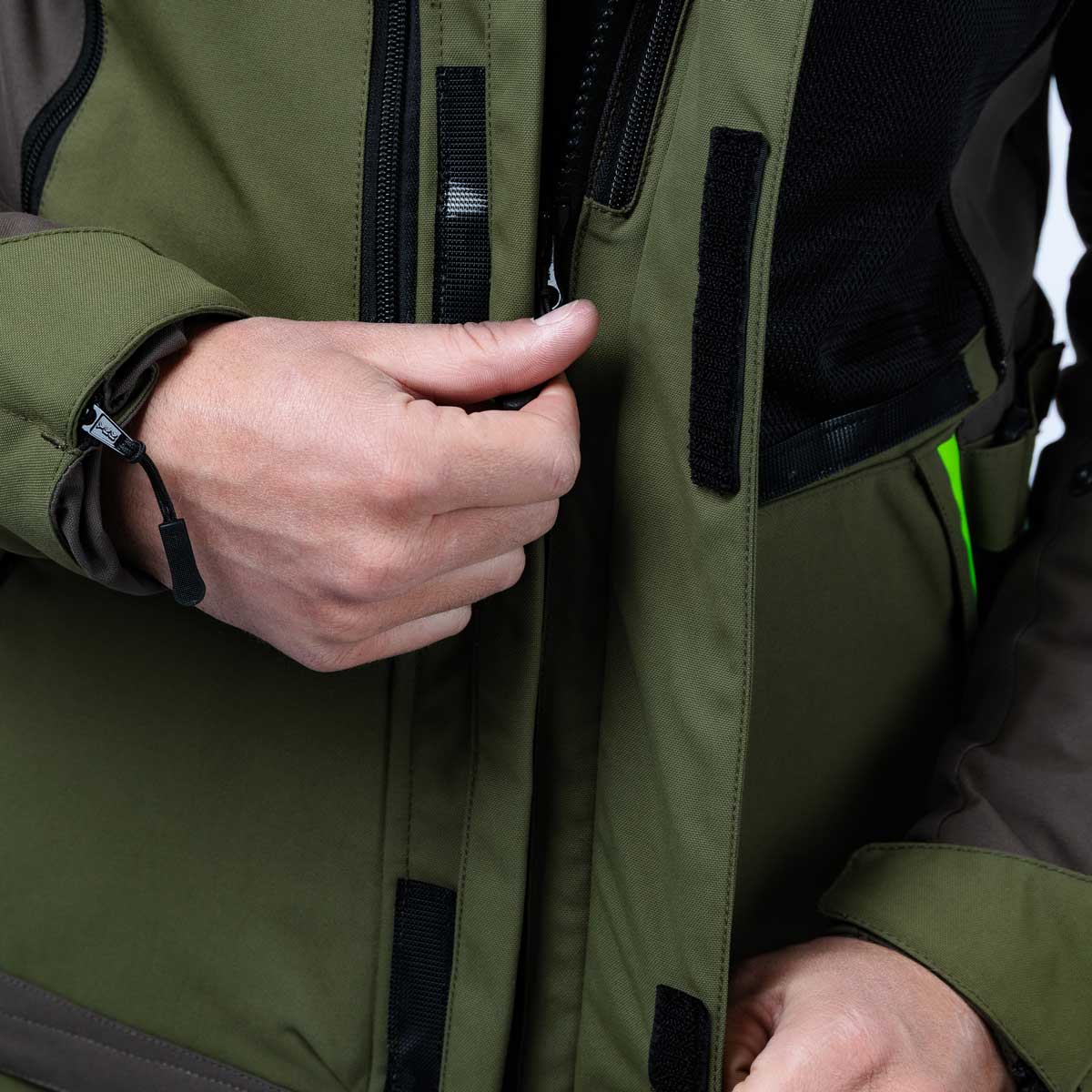 Spada Vanguard CE Waterproof Textile Jacket Forest Green FREE UK Delivery, FREE 365 Day Returns | Moto Central