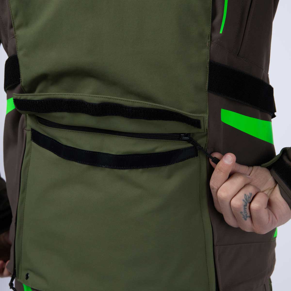 Spada Vanguard CE Waterproof Textile Jacket Forest Green FREE UK Delivery, FREE 365 Day Returns | Moto Central